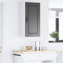 vidaXL Fali Szekrény PORTO Fekete 40 x 31 x 80 cm Faanyag
