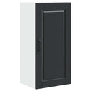 vidaXL Fali Szekrény PORTO Fekete 40 x 31 x 80 cm Faanyag