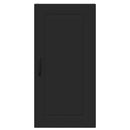 vidaXL Fali konyhaszekrény polcokkal Fekete 40 x 31 x 80 cm Faanyag