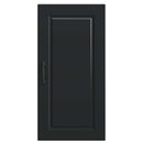 vidaXL Fali Szekrény PORTO Fekete 40 x 31 x 80 cm Faanyag
