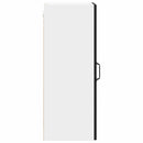 vidaXL Fali konyhaszekrény polcokkal Fekete 40 x 31 x 80 cm Faanyag