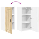 vidaXL Fali konyhaszekrény Sonoma tölgy 40 x 31 x 80 cm Faanyag