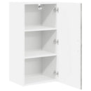 vidaXL Fali Szekrény PORTO Beton Szürke 40 x 31 x 80 cm Faanyag