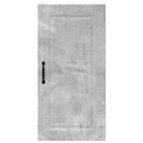 vidaXL Fali konyhaszekrény Beton Szürke 40 x 31 x 80 cm Faanyag