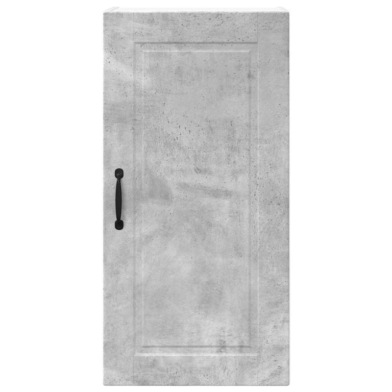 vidaXL Fali konyhaszekrény Beton Szürke 40 x 31 x 80 cm Faanyag