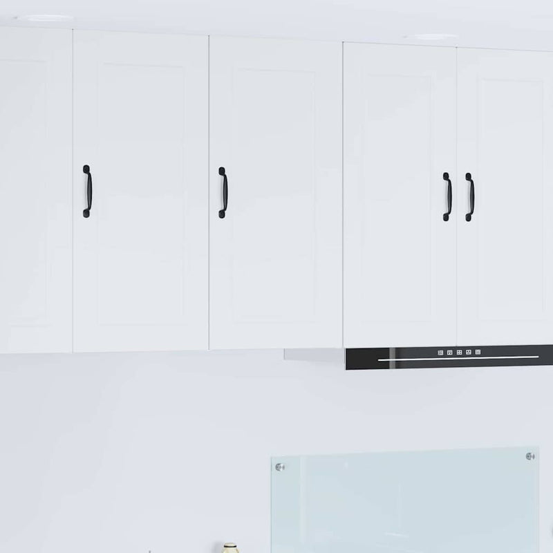 vidaXL Fali konyhaszekrény Magas Fényű Fehér 40 x 31 x 80 cm Faanyag