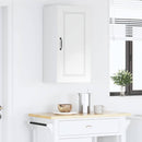 vidaXL Fali Szekrény PORTO Magas Fényű Fehér 40 x 31 x 80 cm Faanyag