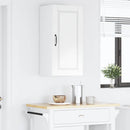 vidaXL Fali Szekrény PORTO Magas Fényű Fehér 40 x 31 x 80 cm Faanyag