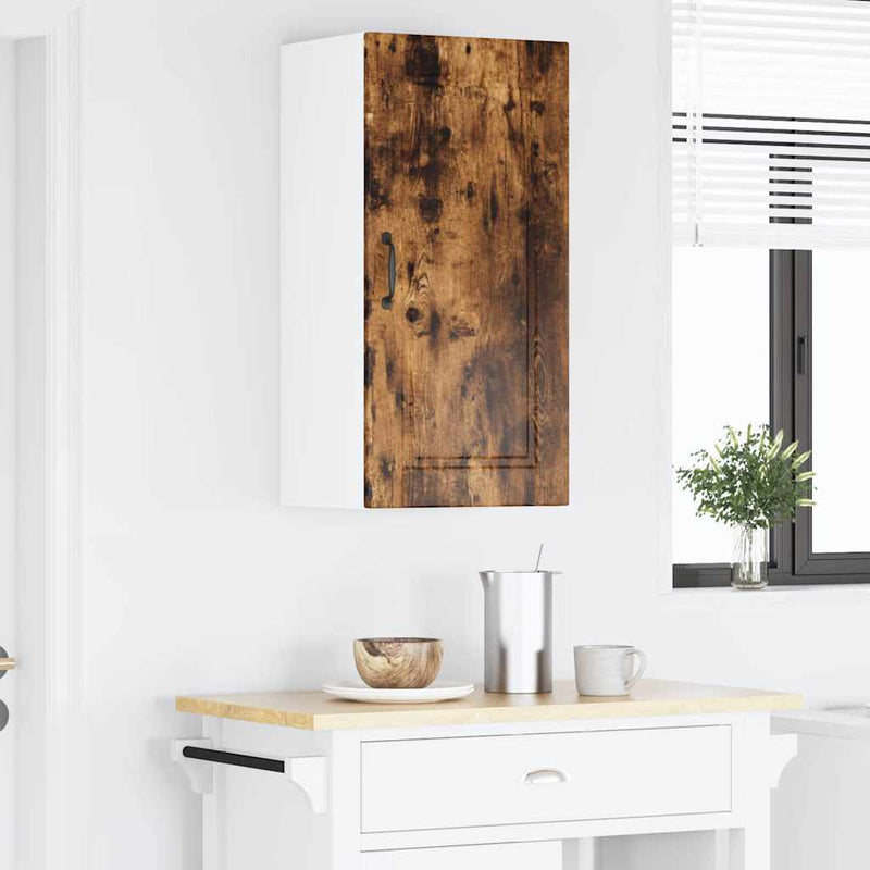 vidaXL Fali konyhaszekrény Füstölt tölgy 40 x 31 x 80 cm Faanyag