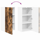 vidaXL Fali konyhaszekrény Füstölt tölgy 40 x 31 x 80 cm Faanyag