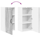 vidaXL Fali konyhaszekrény Szürke Sonoma 40 x 31 x 80 cm Faanyag