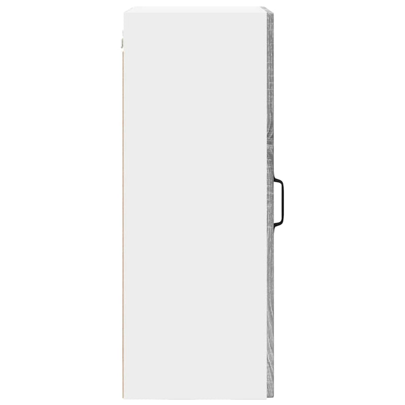 vidaXL Fali konyhaszekrény Szürke Sonoma 40 x 31 x 80 cm Faanyag