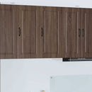 vidaXL Fali Szekrény PORTO Barna Tölgy 40 x 31 x 80 cm Faanyag