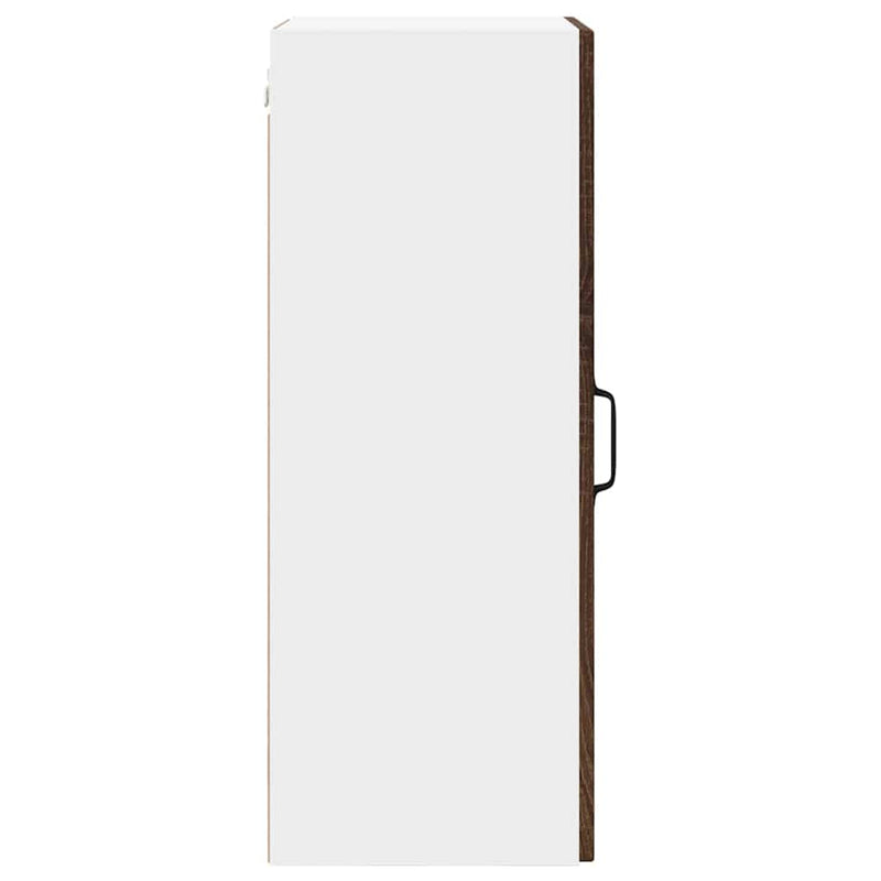 vidaXL Fali konyhaszekrény ajtóval Barna Tölgy 40 x 31 x 80 cm Faanyag