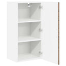 vidaXL Fali konyhaszekrény polcokkal Öreg fa 40 x 31 x 80 cm Faanyag