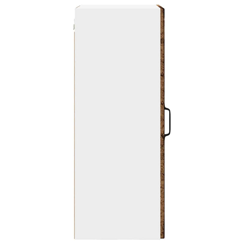 vidaXL Fali konyhaszekrény polcokkal Öreg fa 40 x 31 x 80 cm Faanyag