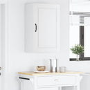 vidaXL Fali Szekrény PORTO Fehér 50 x 31 x 80 cm Faanyag
