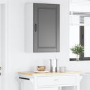 vidaXL Fali Szekrény PORTO Fekete 50 x 31 x 80 cm Faanyag
