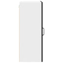 vidaXL Fali Szekrény PORTO Fekete 50 x 31 x 80 cm Faanyag