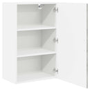 vidaXL Fali Szekrény PORTO Beton Szürke 50 x 31 x 80 cm Faanyag