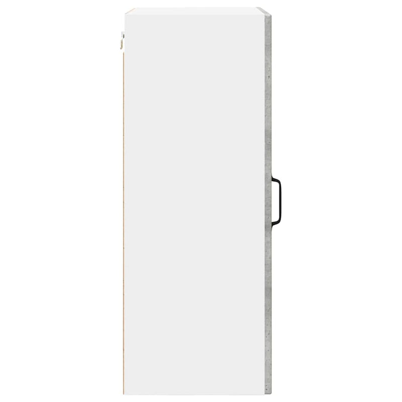 vidaXL Fali konyhaszekrény Beton Szürke 50 x 31 x 80 cm Faanyag