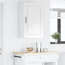 vidaXL Fali Szekrény PORTO Magas Fényű Fehér 50 x 31 x 80 cm Faanyag