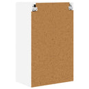 vidaXL Fali Szekrény PORTO Magas Fényű Fehér 50 x 31 x 80 cm Faanyag