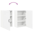 vidaXL Fali konyhaszekrény Magas Fényű Fehér 50 x 31 x 80 cm Faanyag