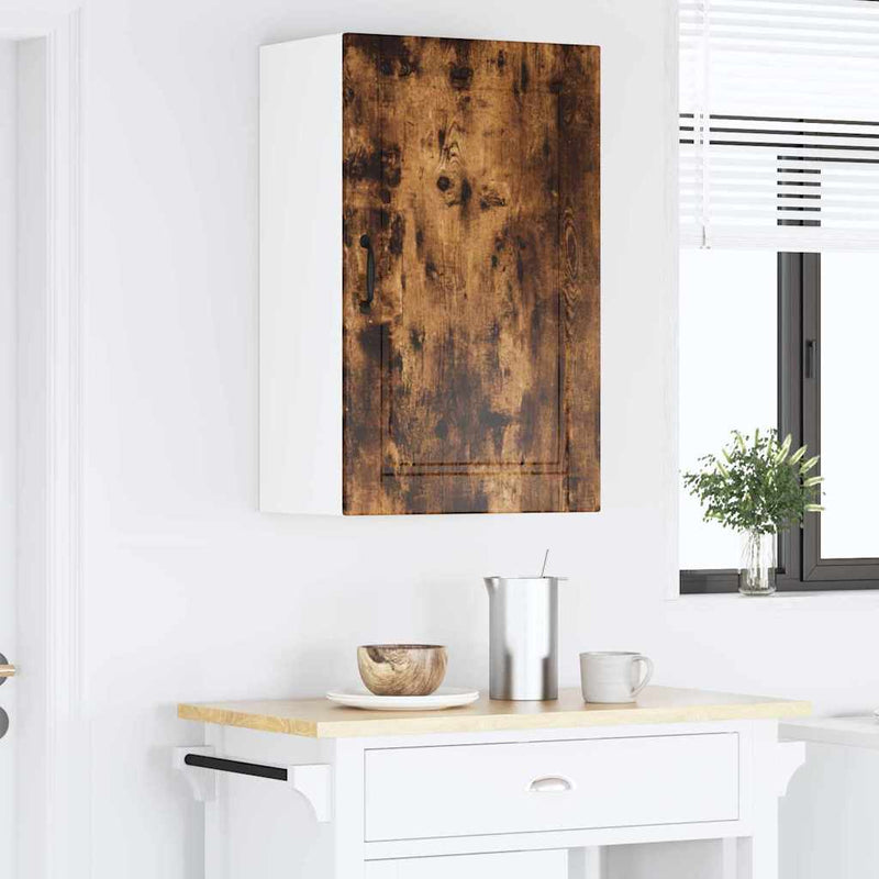 vidaXL Fali konyhaszekrény Füstölt tölgy 50 x 31 x 80 cm Faanyag
