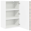 vidaXL Fali konyhaszekrény Füstölt tölgy 50 x 31 x 80 cm Faanyag