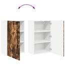 vidaXL Fali konyhaszekrény Füstölt tölgy 50 x 31 x 80 cm Faanyag