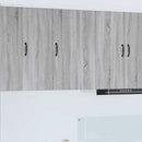 vidaXL Fali konyhaszekrény Szürke Sonoma 50 x 31 x 80 cm Faanyag