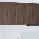 vidaXL Fali Szekrény PORTO Barna Tölgy 50 x 31 x 80 cm Faanyag