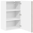 vidaXL Fali konyhaszekrény ajtóval Barna Tölgy 50 x 31 x 80 cm Faanyag