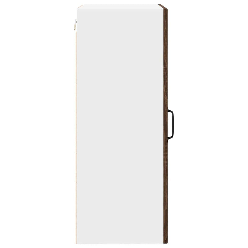 vidaXL Fali konyhaszekrény ajtóval Barna Tölgy 50 x 31 x 80 cm Faanyag