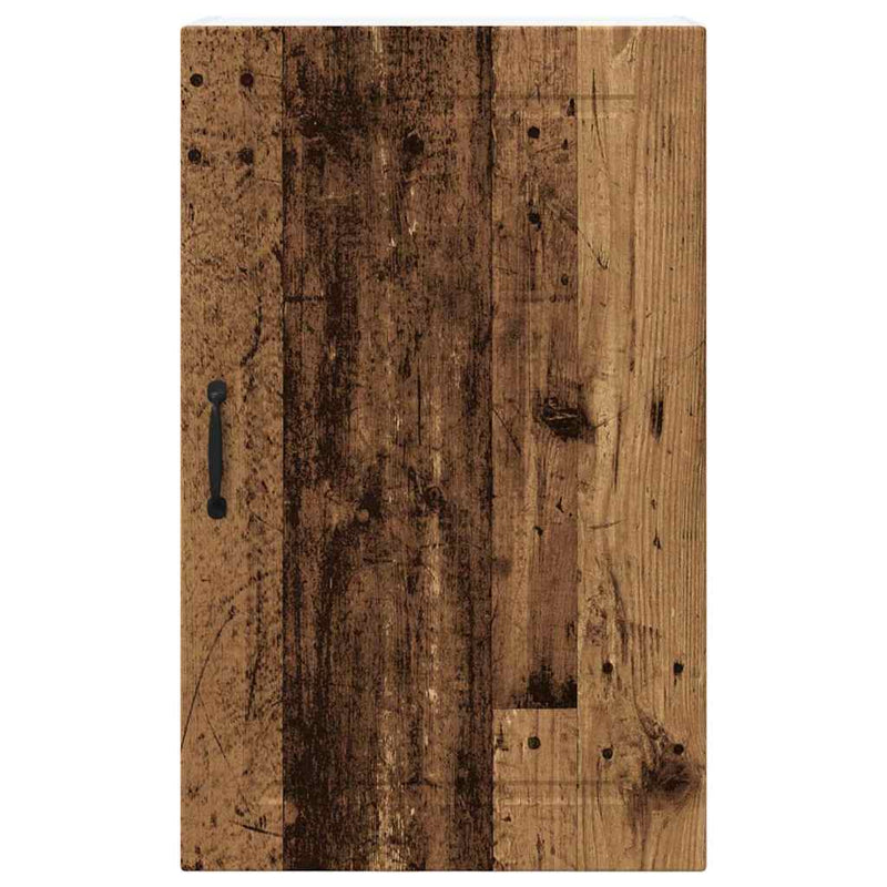 vidaXL Fali konyhaszekrény polcokkal Öreg fa 50 x 31 x 80 cm Faanyag