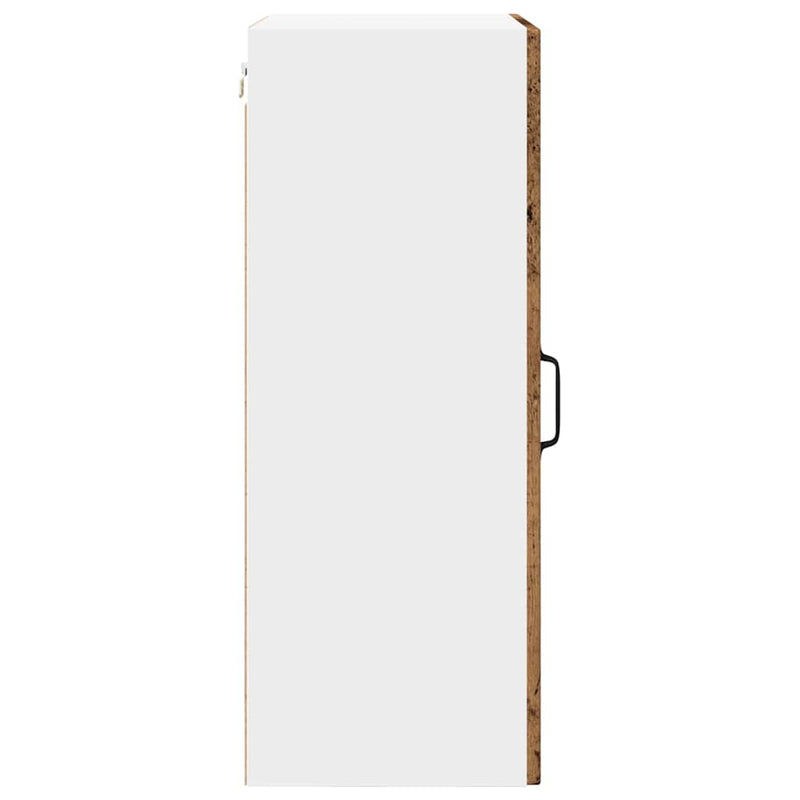 vidaXL Fali konyhaszekrény polcokkal Öreg fa 50 x 31 x 80 cm Faanyag