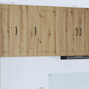 vidaXL Fali Szekrény PORTO Artisan tölgy 50 x 31 x 80 cm Faanyag
