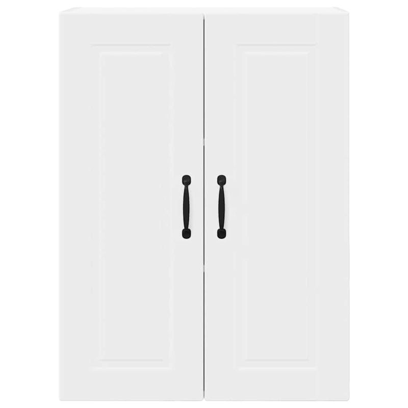vidaXL Fali konyhaszekrény polcokkal Fehér 60 x 31 x 80 cm Faanyag
