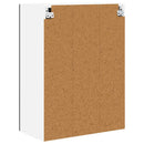 vidaXL Fali konyhaszekrény polcokkal Fekete 60 x 31 x 80 cm Faanyag