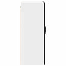 vidaXL Fali konyhaszekrény polcokkal Fekete 60 x 31 x 80 cm Faanyag