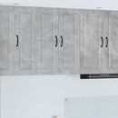 vidaXL Fali Szekrény PORTO Beton Szürke 60 x 31 x 80 cm Faanyag