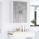 vidaXL Fali Szekrény PORTO Beton Szürke 60 x 31 x 80 cm Faanyag