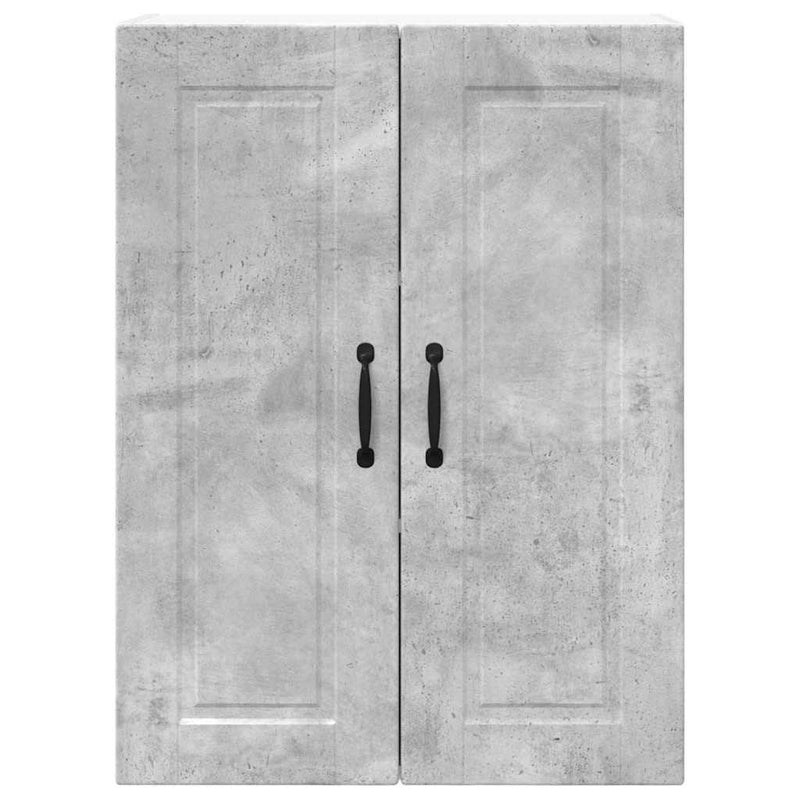 vidaXL Fali konyhaszekrény Beton Szürke 60 x 31 x 80 cm Faanyag