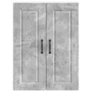 vidaXL Fali Szekrény PORTO Beton Szürke 60 x 31 x 80 cm Faanyag
