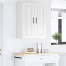 vidaXL Fali Szekrény PORTO Magas Fényű Fehér 60 x 31 x 80 cm Faanyag