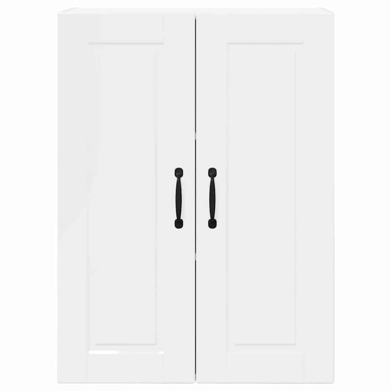 vidaXL Fali konyhaszekrény Magas Fényű Fehér 60 x 31 x 80 cm Faanyag