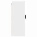 vidaXL Fali konyhaszekrény Magas Fényű Fehér 60 x 31 x 80 cm Faanyag