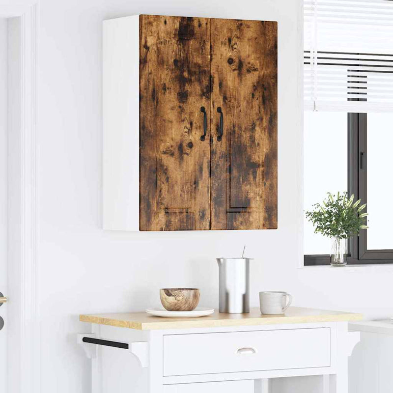vidaXL Fali konyhaszekrény Füstölt tölgy 60 x 31 x 80 cm Faanyag