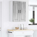 vidaXL Fali Szekrény PORTO Szürke Sonoma 60 x 31 x 80 cm Szerelt Fa